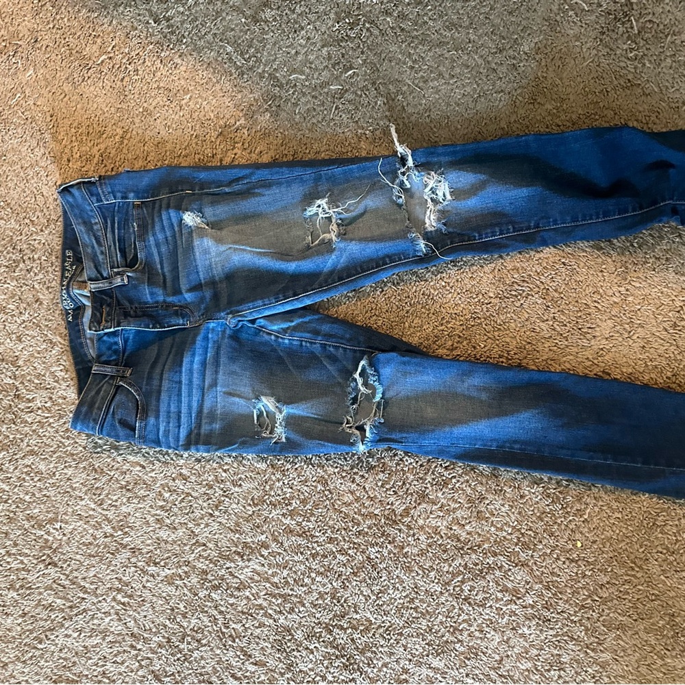 American Eagle Outfitters Blue Skinny Jeans